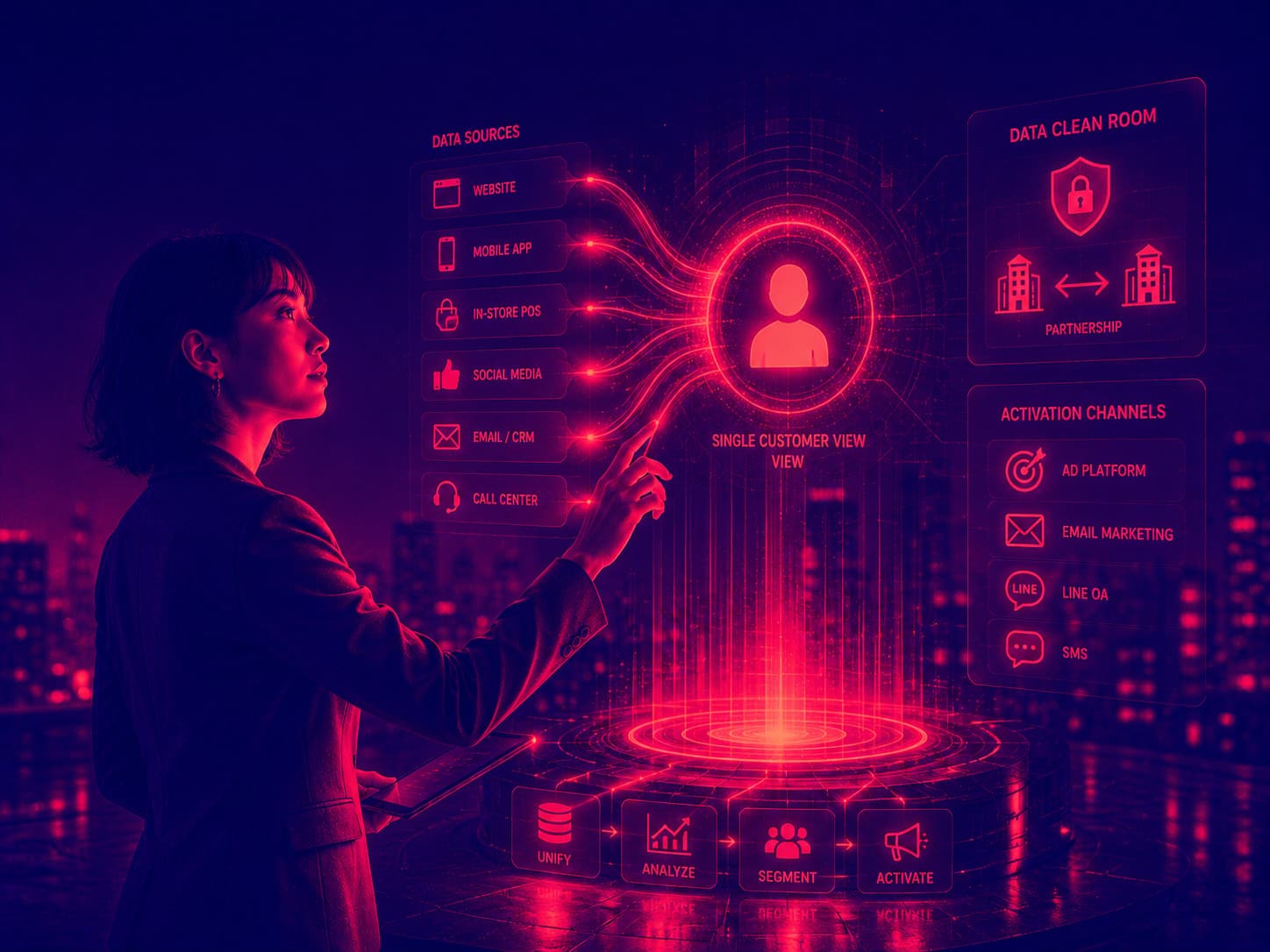 บริการ​วาง​ระบบ CDP และ Data Clean Room