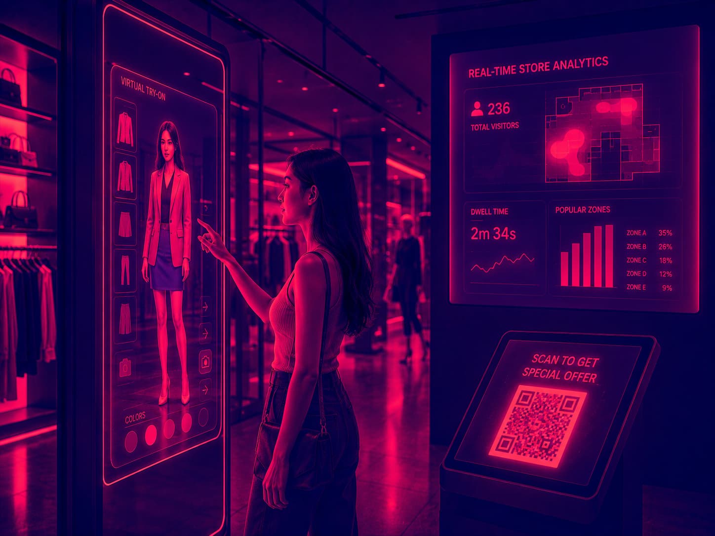 บริการ​วาง​ระบบ Smart Store และ Interactive Retail