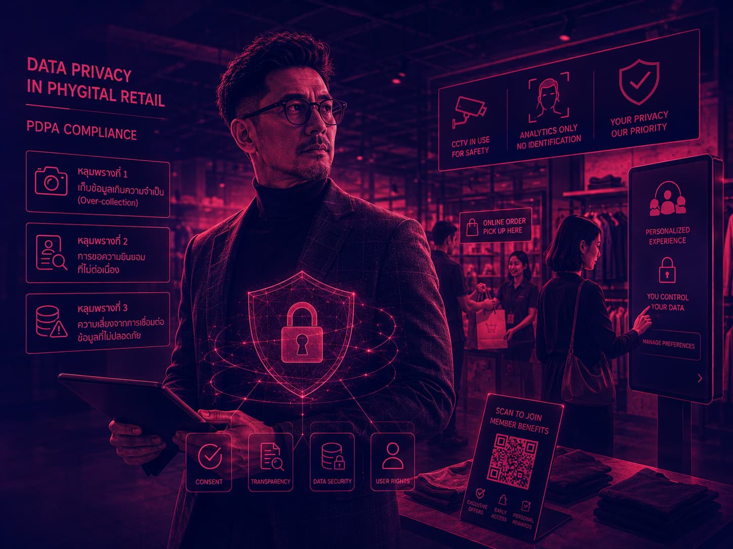 หลุม​พราง​ของ Phygital: ความ​ท้าทาย​เรื่อง Data Privacy และ​การ​รับมือ PDPA