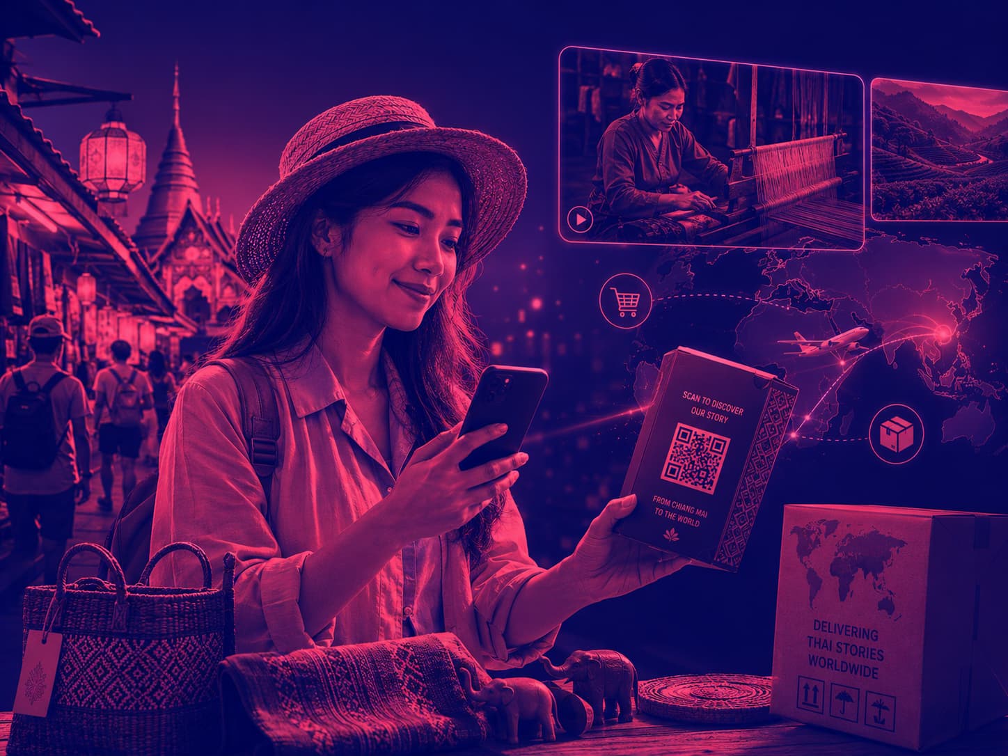 พลิก​โฉม​การ​ท่อง​เที่ยว​และ​ของ​ฝาก​ด้วย Phygital Marketing