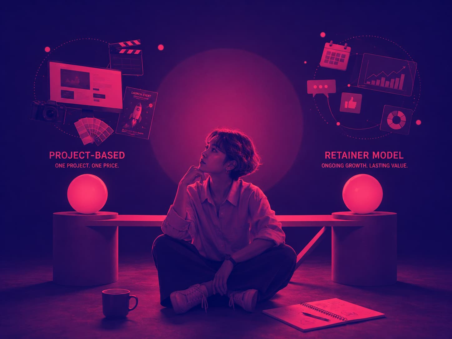 เจาะ​ลึก​โครงสร้าง​ราคา​เอ​เจน​ซี: Project-Based vs Retainer เลือก​แบบ​ไหน​คุ้ม?