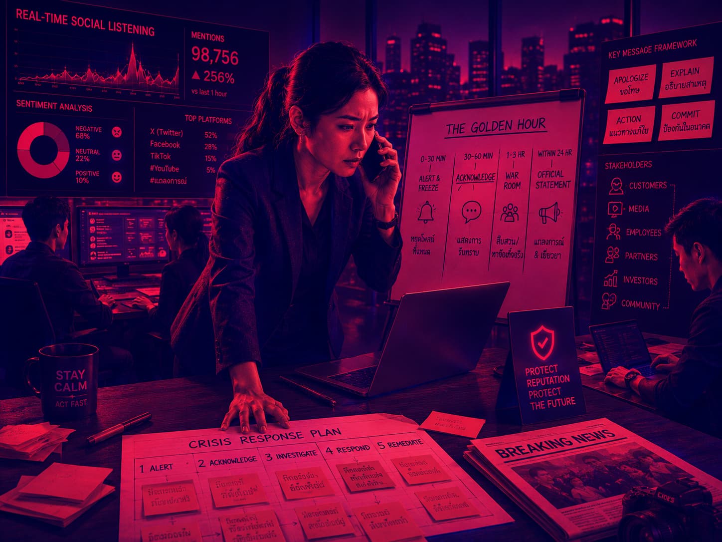 PR & Crisis Management Agency: คู่มือ​ดับ​ไฟ​เมื่อ​แบรนด์​โดน​ทัวร์​ลง