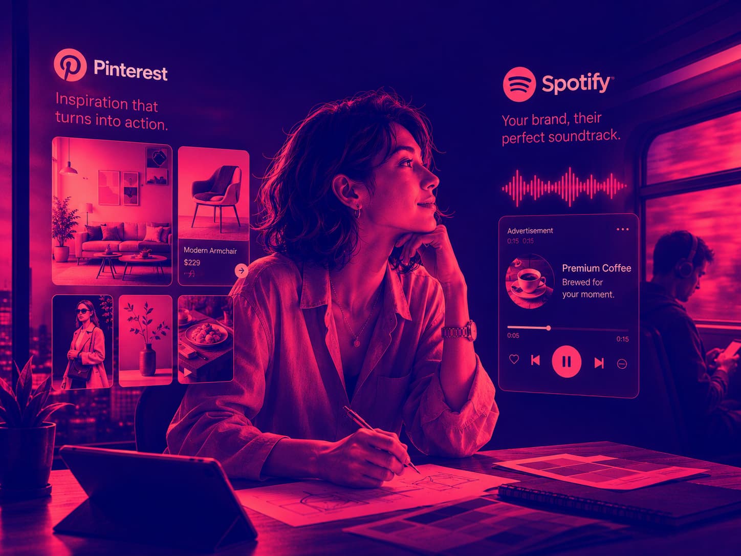 รับ​ทำ​โฆษณา Pinterest และ Spotify เจาะ​กลุ่ม​ไลฟ์​สไตล์