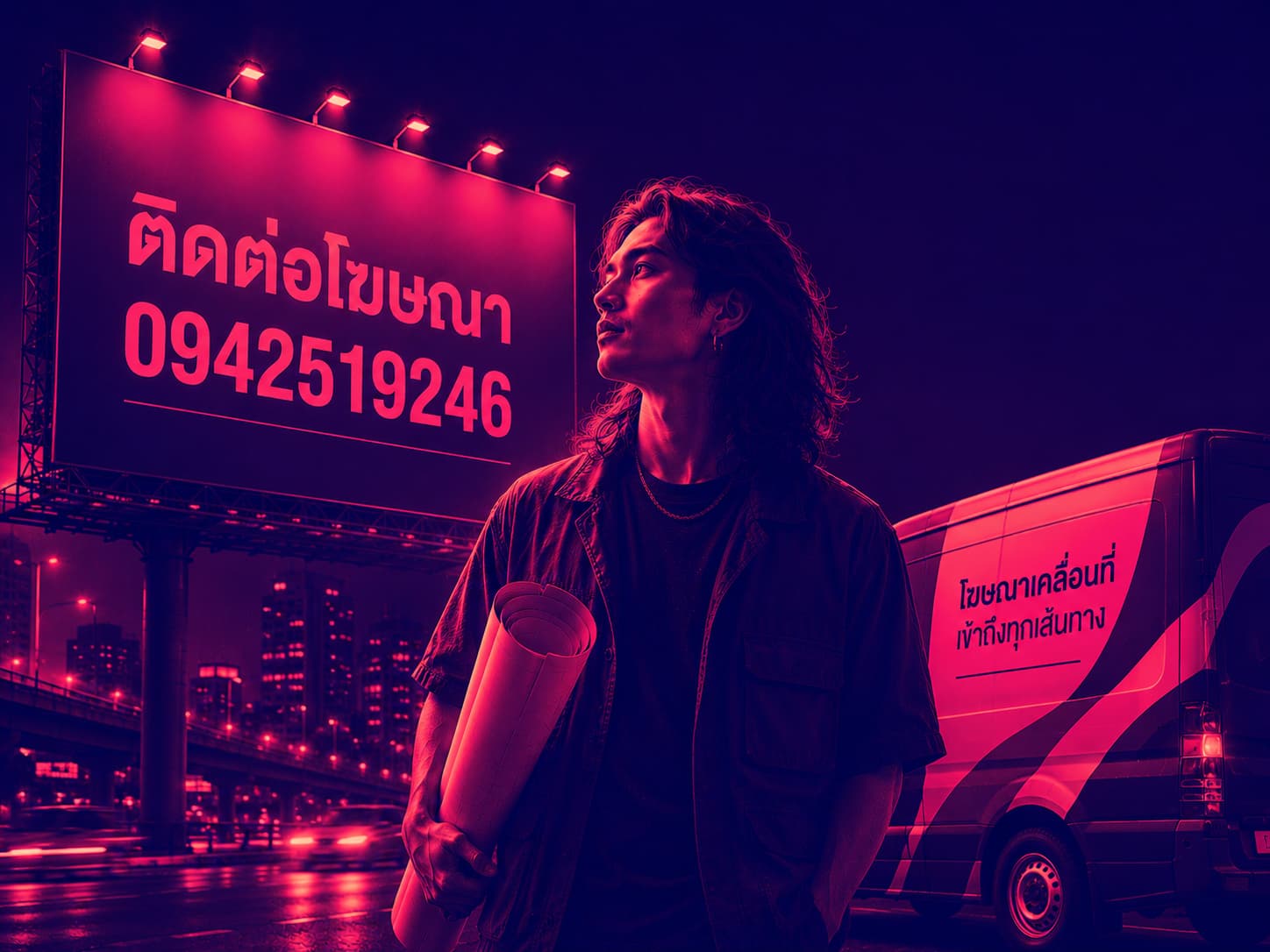 รับ​ออกแบบ​และ​ผลิต​ป้าย​โฆษณา บิล​บอร์ด สติ​ก​เกอร์​ติด​รถ