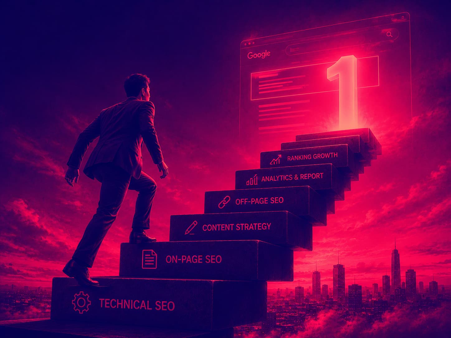 บริการ​รับ​ทำ SEO สาย​ขาว (SEO Agency) ดัน​เว็บไซต์​ติด​หน้า​แรก Google