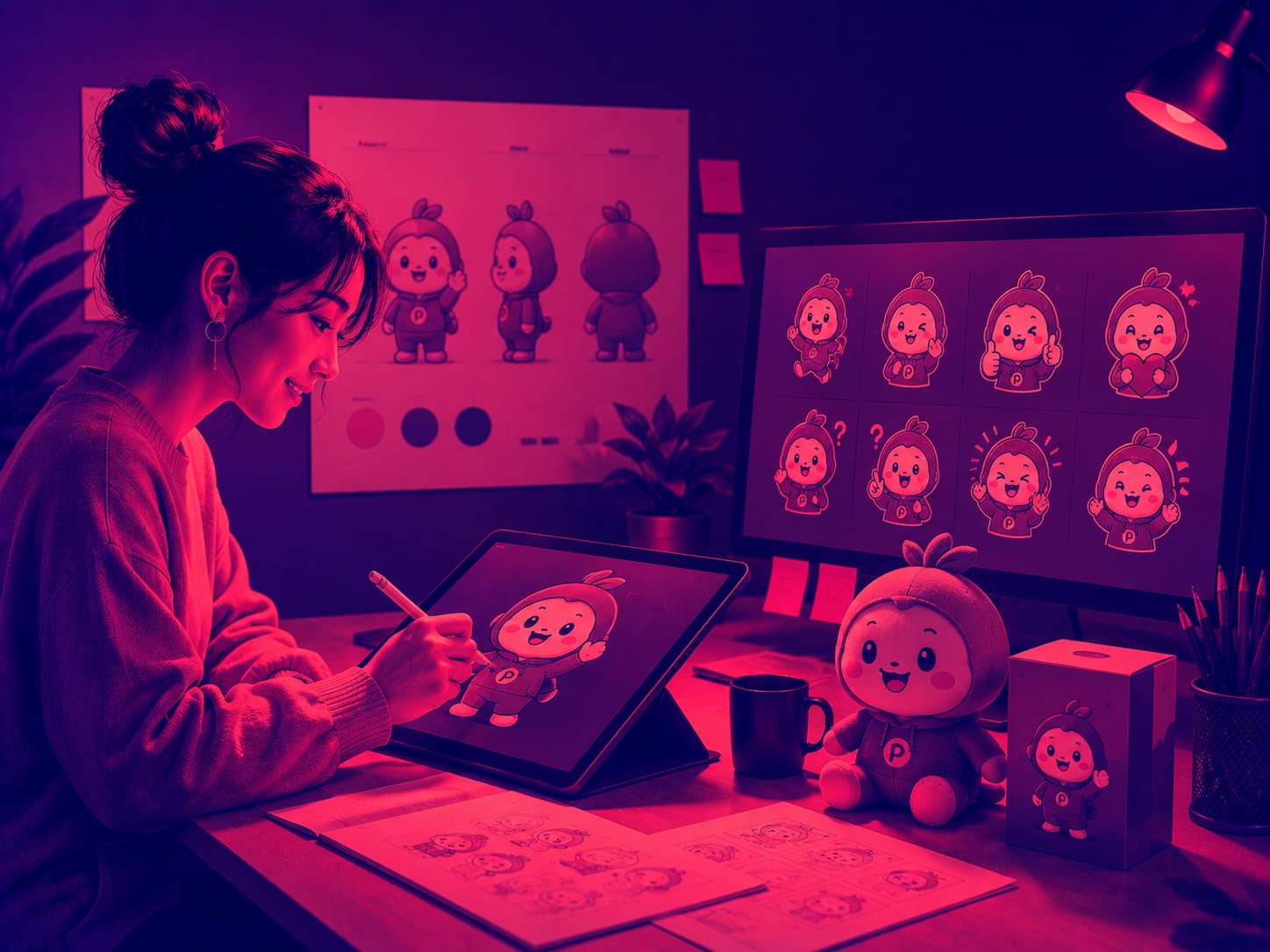 บริการ​ออกแบบ​มาส​คอต (Mascot) และ​สติ​ก​เกอร์​ไลน์