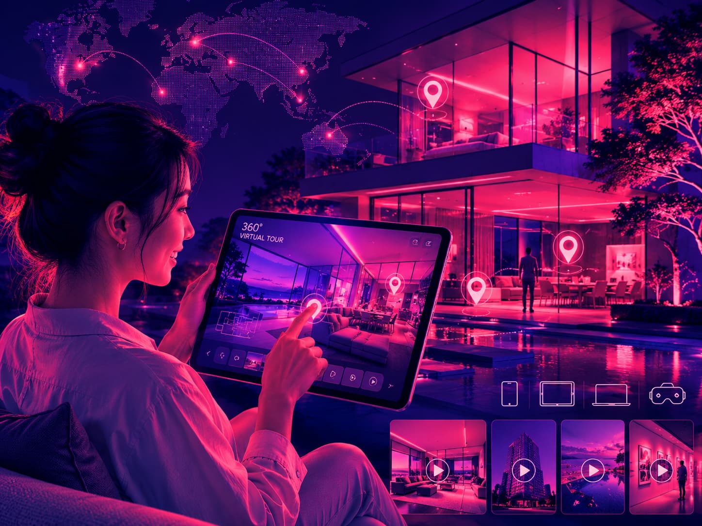 บริการ​สร้าง​โลก​เสมือน​จริง (Metaverse) และ Virtual Tour